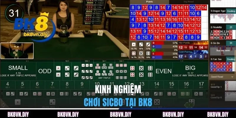 Kinh nghiệm chơi sicbo tại BK8